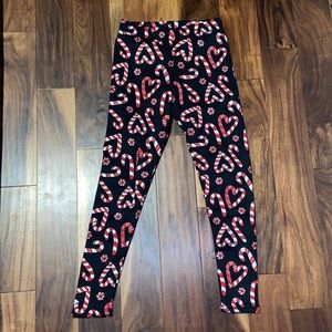 candy cane leggings